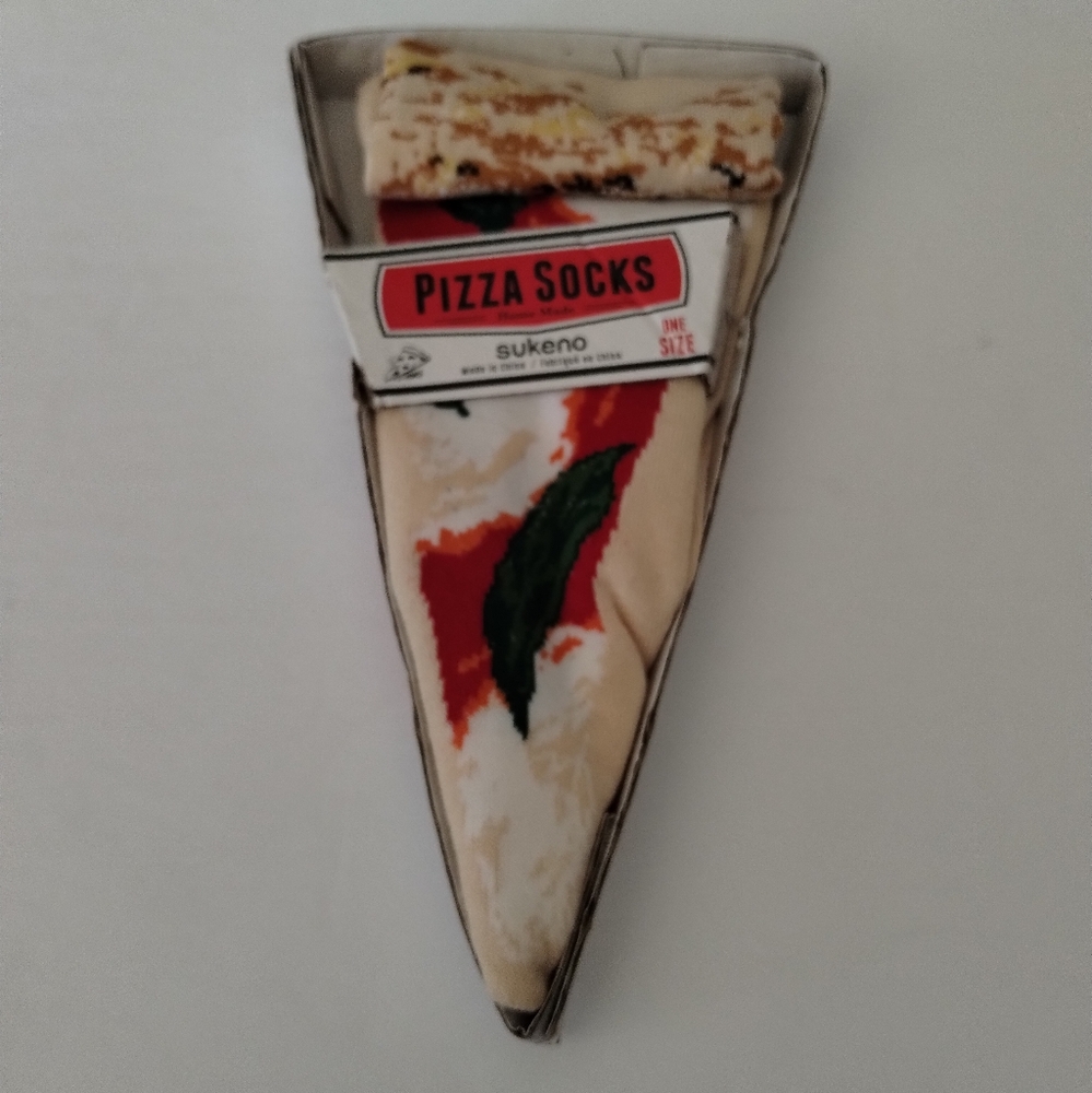 Pizza Socks Unisex nwot